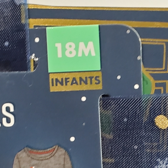 Essentials PJ 18 Month Boy Holiday 2 Pc Pajama Set - Picture 2 of 5